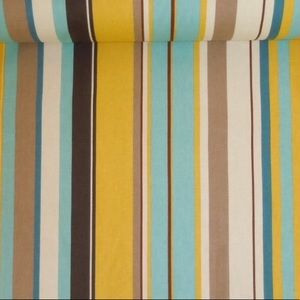 Chic English Cotton Stripe Henley F Mocha Mist